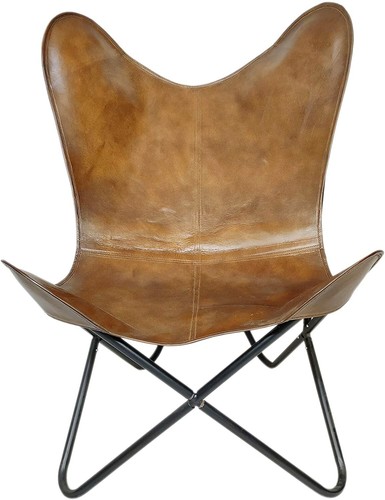 Genuine leather butterfly - leather,